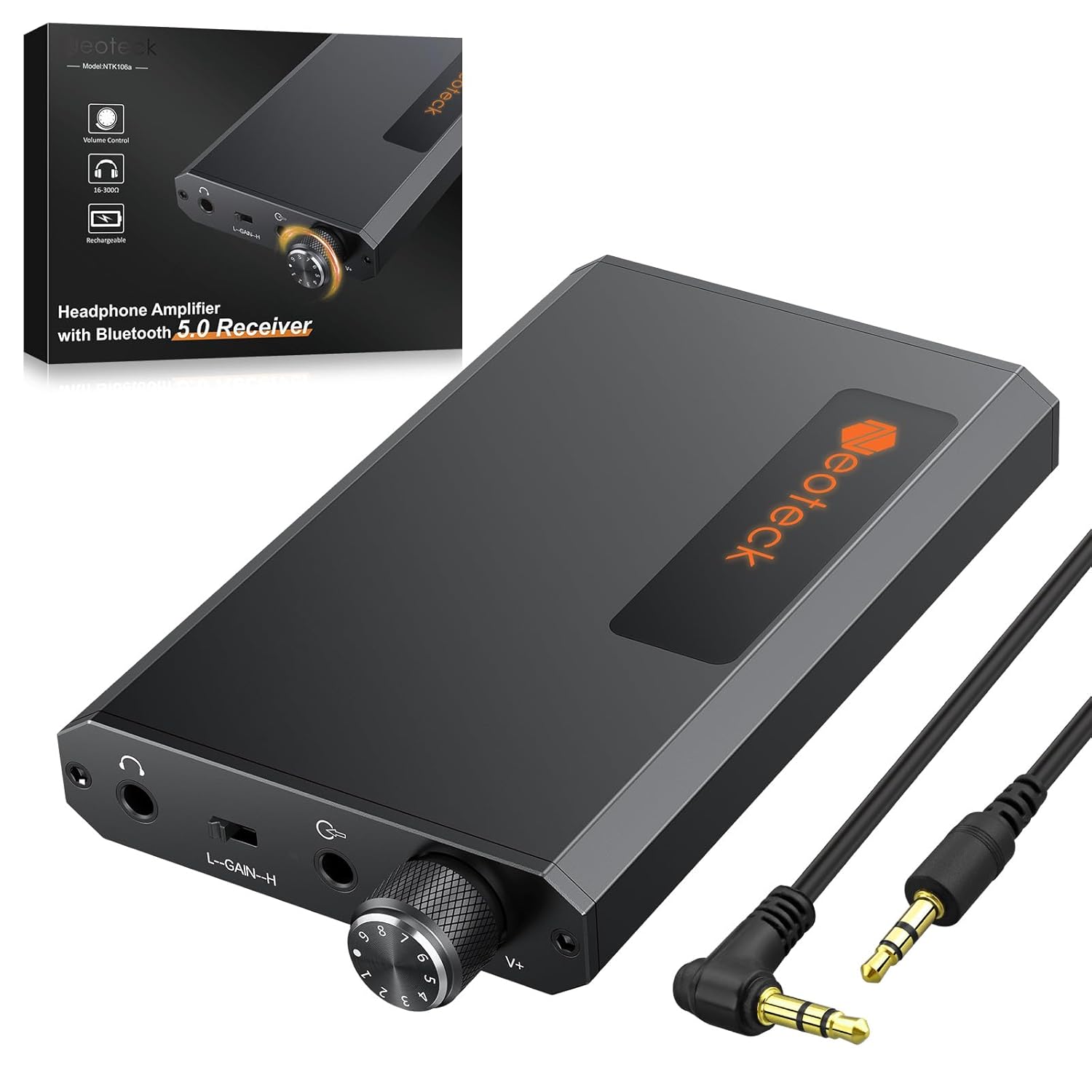Neoteck Bluetooth Headphone Amp: HiFi Sound Boost