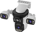 Triple Lens WiFi PTZ Security Camera - 2K 360 View Auto Tracking