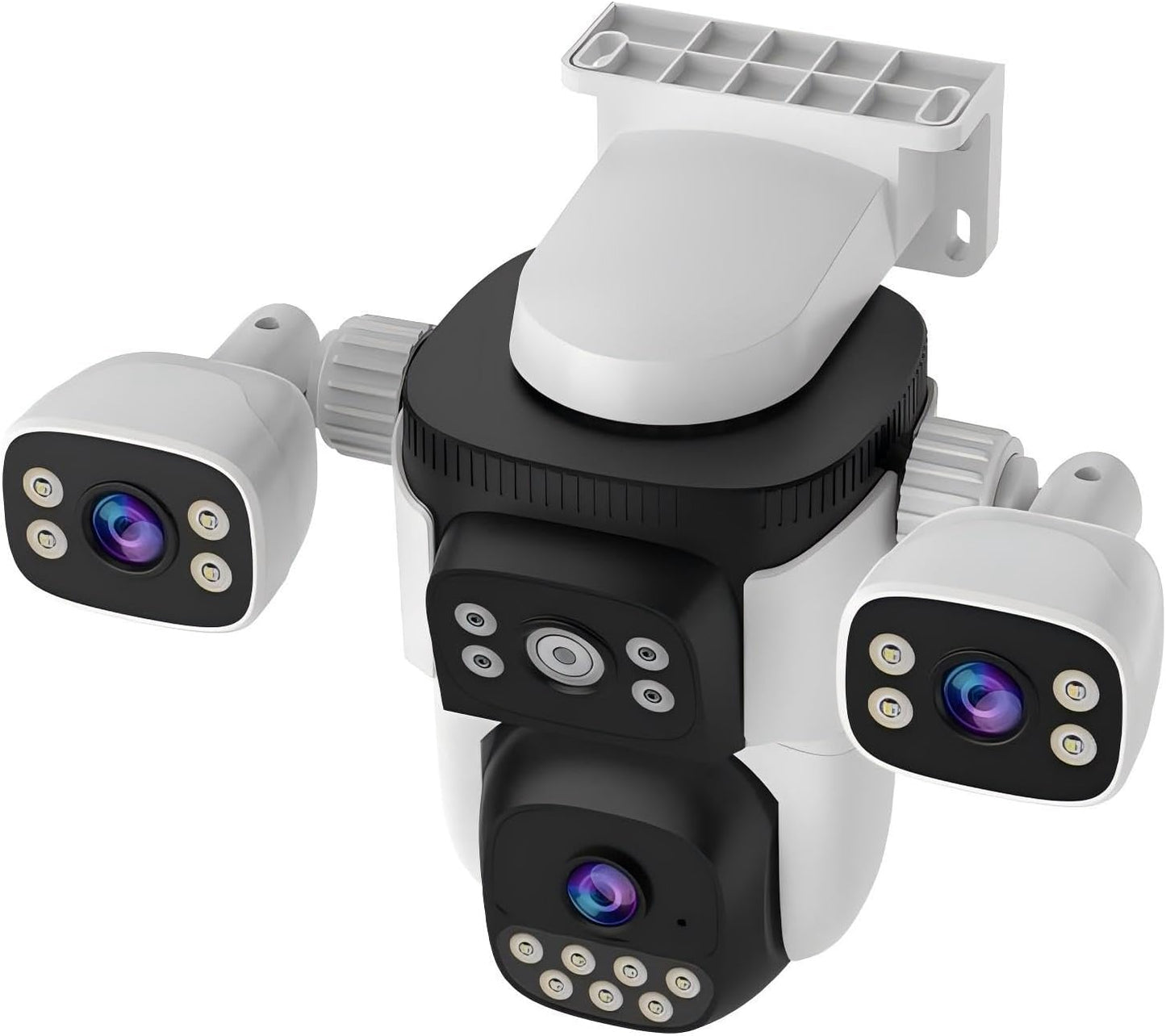 EVERSECU Triple Lens WiFi PTZ Security Camera for Home Safety