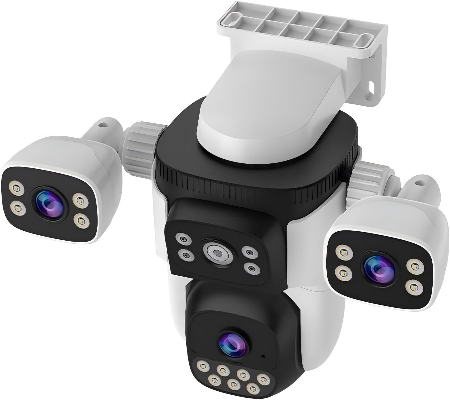 EVERSECU Triple Lens WiFi PTZ Security Camera for Home Safety