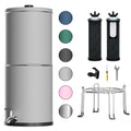 304 Stainless Steel Countertop Gravity Water Filter System - 2.25G
