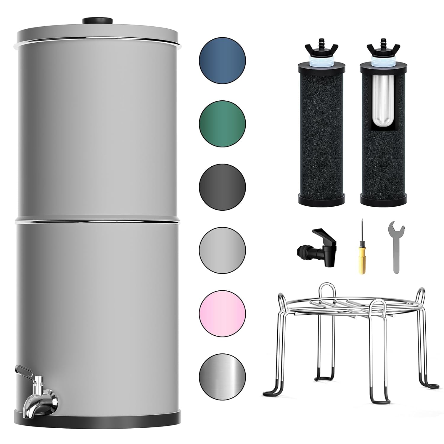 Purewell 3-Stage Ultra-Filtration Gravity Water Filter System