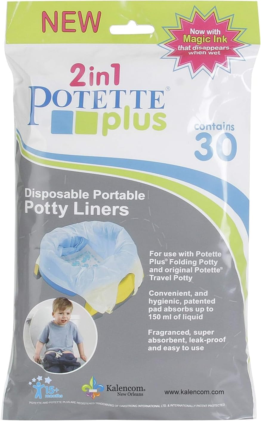 Kalencom Potette Plus Seat Liners - Leakproof & Fragranced - 30 Ct