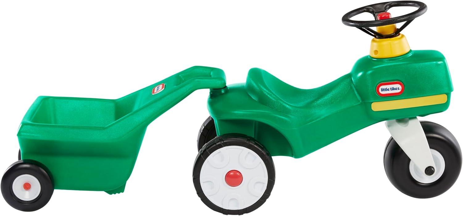 Little Tikes Tractor & Cart for Active Play Ages 1-5 Years
