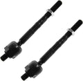 TRQ Front Inner Tie Rod Set Compatible with 2007-2008 Hyundai