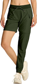 Women's Hiking Pants Convertible Zip-Off Lightweight Joggers - Quick