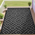 RURALITY Outdoor Rugs 8x10 Feet for Patios and Decks