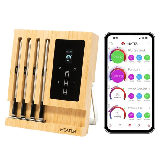 MEATER Block: Smart Meat Thermometer | 4 Probes, WiFi | Ideal for BBQ, Grill, Kitchen | Apple Watch, Alexa | iOS & Android