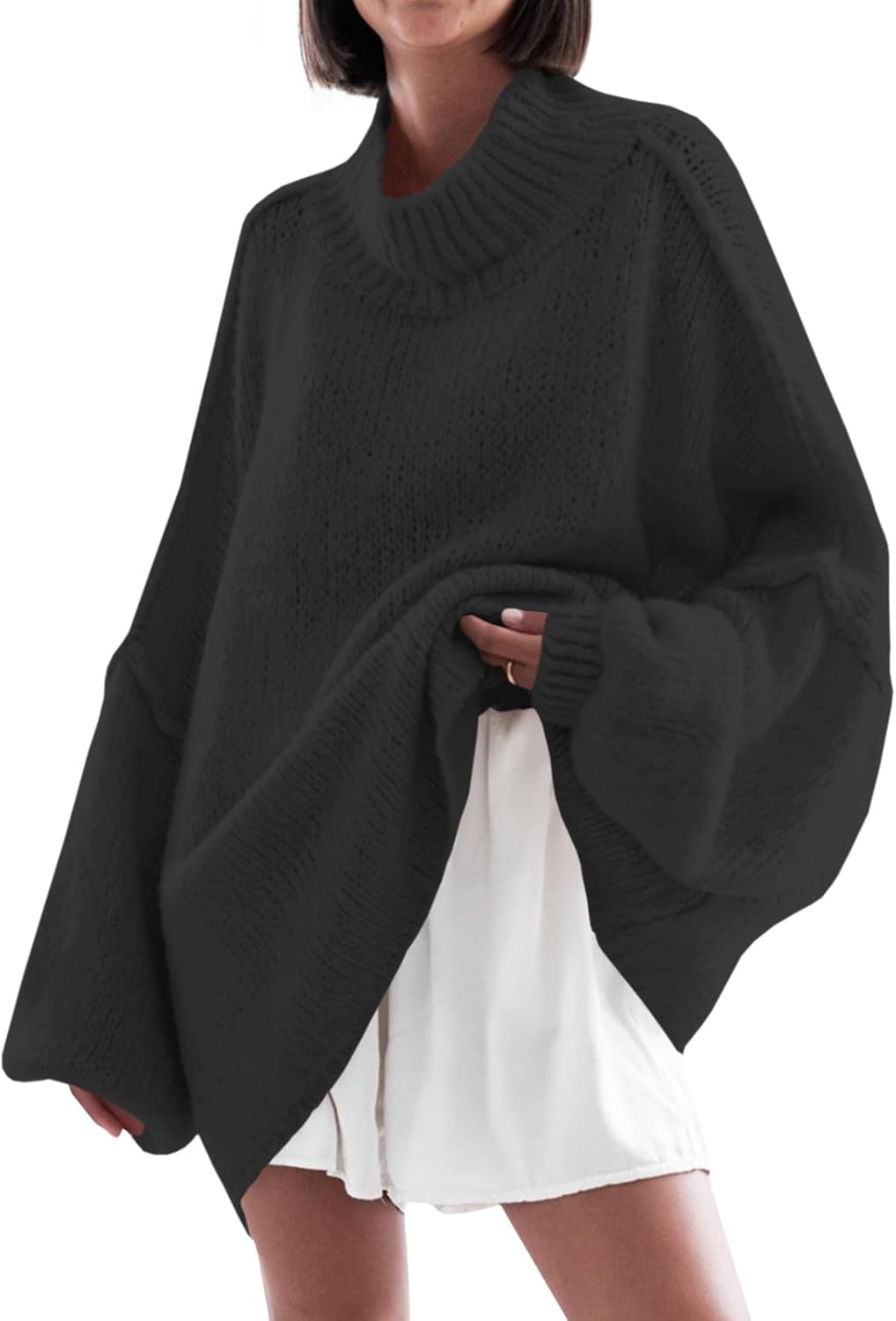 Saodimallsu Womens Oversized Sweaters for Trendy Fall Style