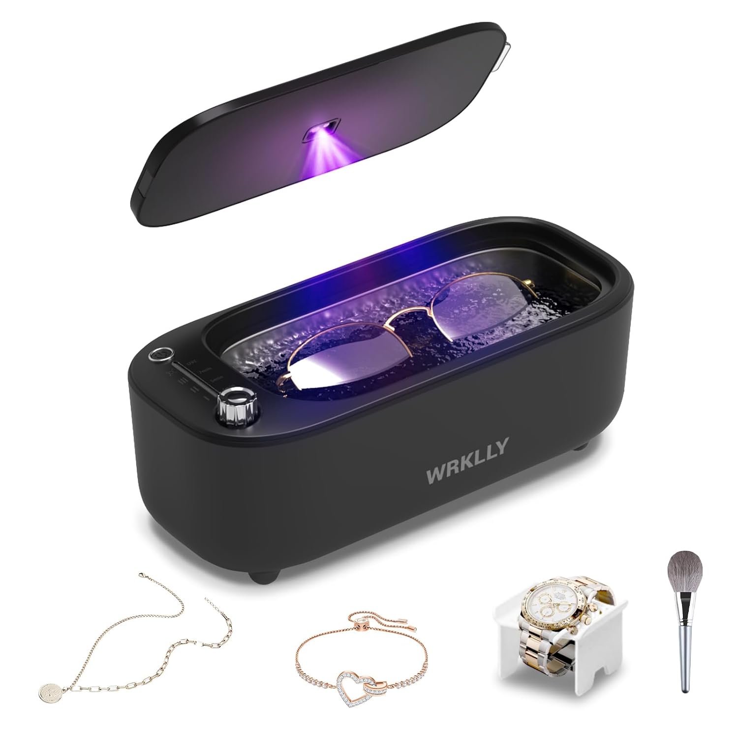 Ultrasonic Jewelry Cleaner with 50KHz Technology for Deep Clean