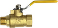 Lead-Free Forged Brass Air Compressor In-Line Ball Shut Off Valve