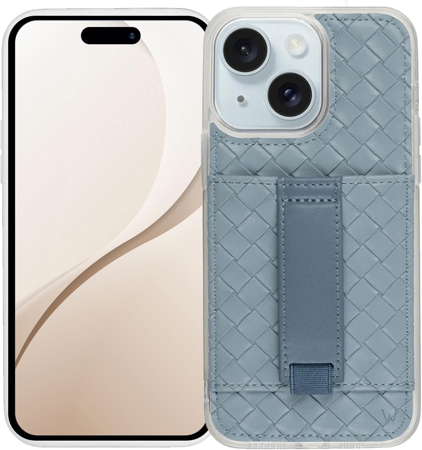 Walli iPhone 15 Plus Case with Card Holder and Kickstand Feature