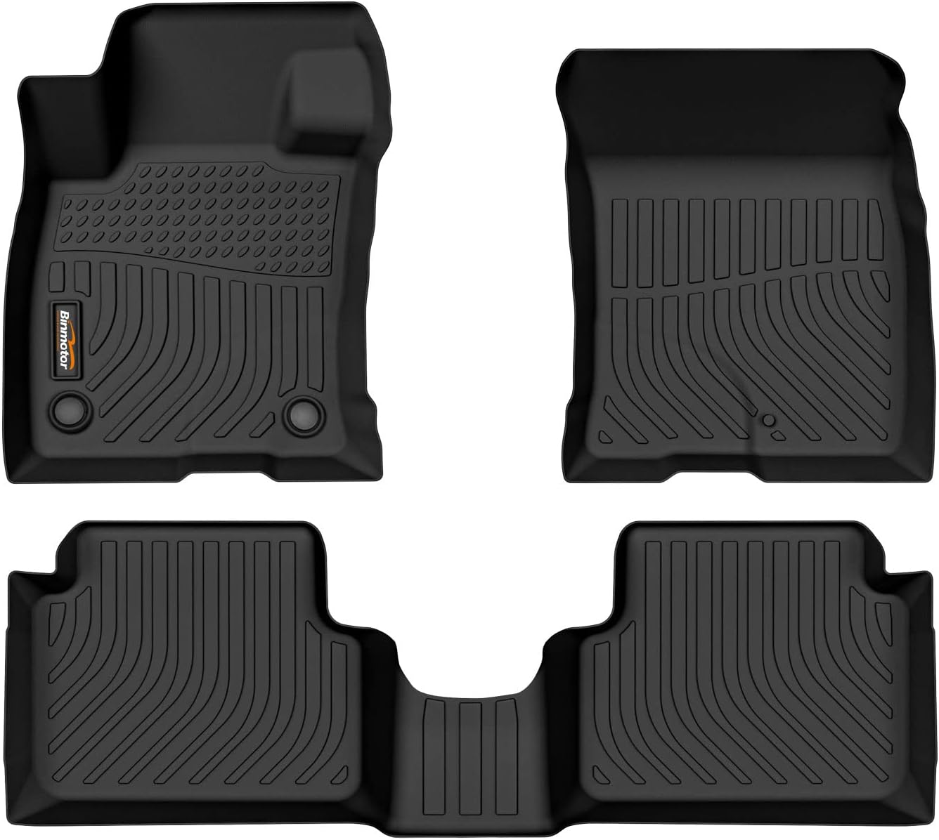 Binmotor All Weather TPE Floor Mats for Ford Maverick & Bronco