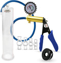 LeLuv Ultima Penis Pump - Brass Handle with Gauge and Rings