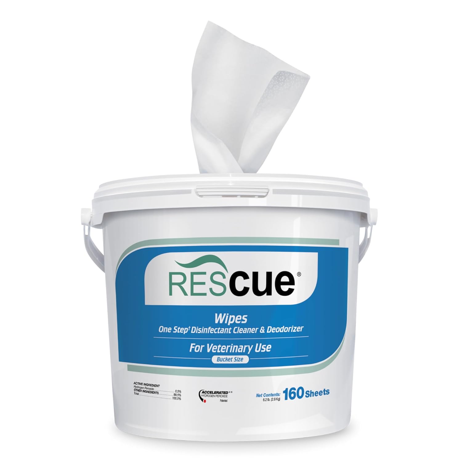 REScue One-Step Disinfectant Cleaner Wipes for Pet Care Use