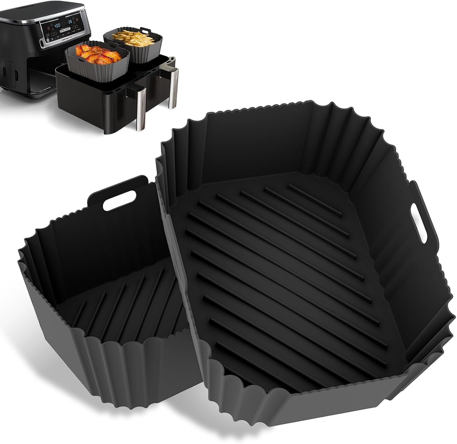 Non-Stick Silicone Air Fryer Liners: Easy Cooking Upgrade!