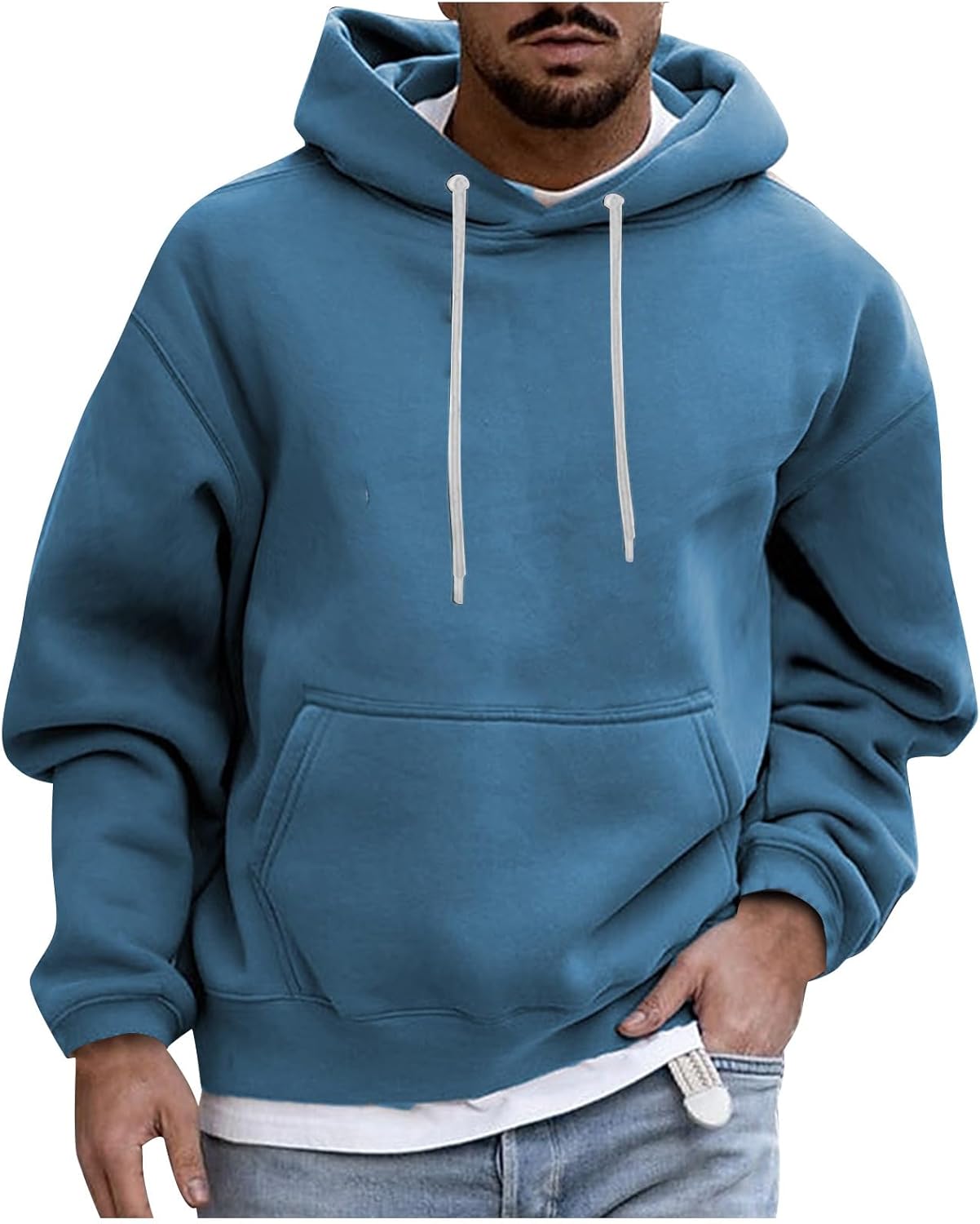 Ultra Soft Men's Fleece Hoodie with Pockets
