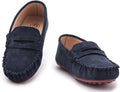 Toddler Kids Suede Slip On Loafers - Dressy Comfort for Everyday