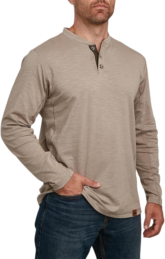 Venado Men's Flex Henley Shirt