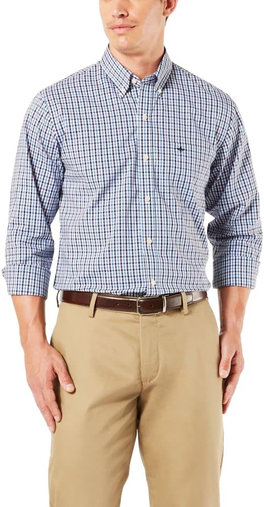 Dockers Men's Classic Fit Long Sleeve Comfort Flex Shirt Review
