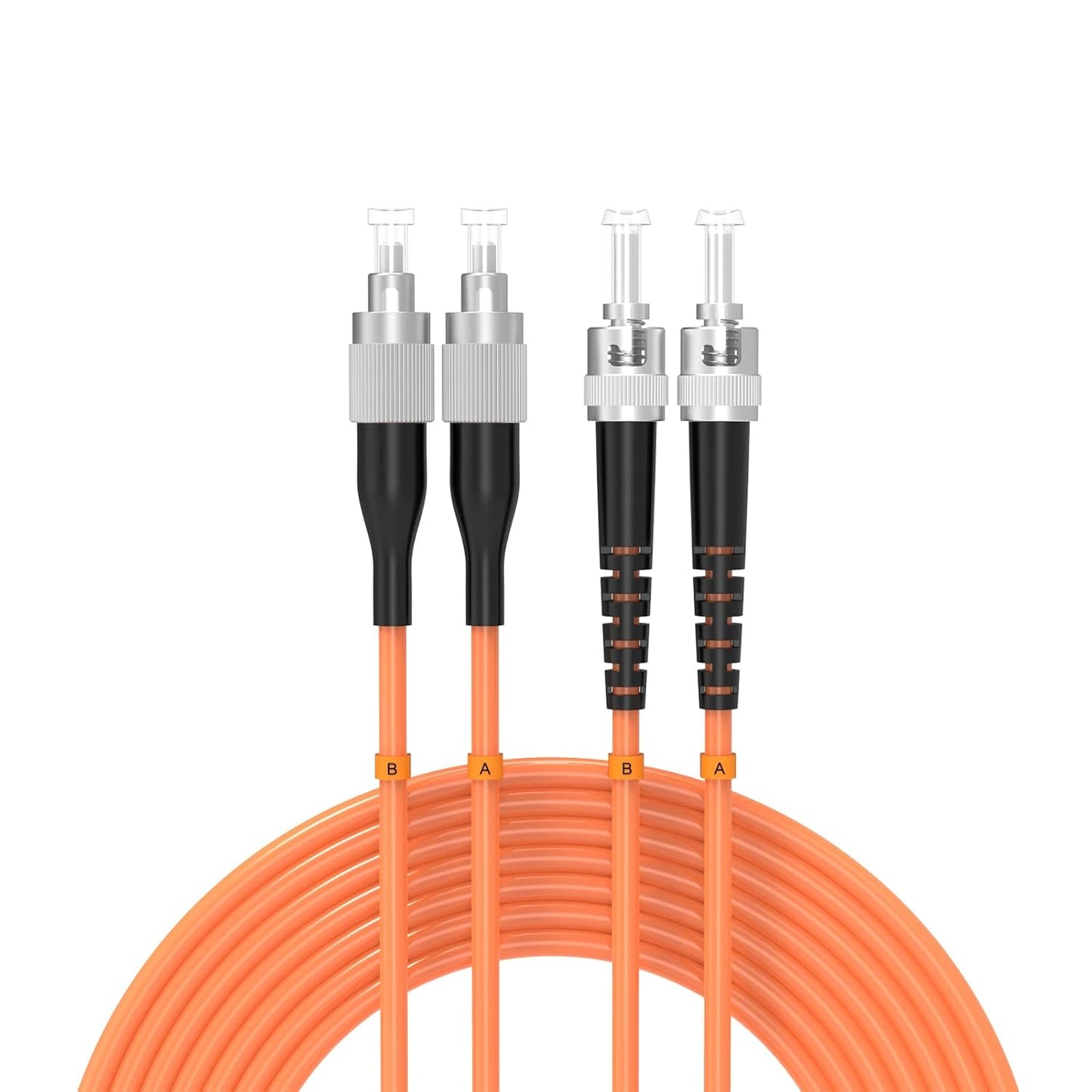 50M FC/UPC to ST/UPC Multi-Mode Fiber Optic Cable for 10G
