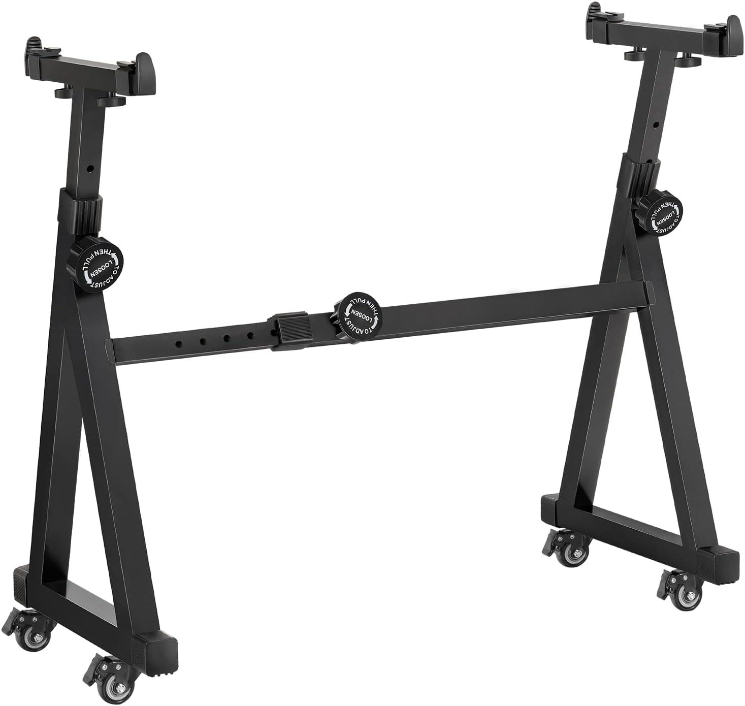 AODSK Keyboard Stand Heavy Duty Z Style Adjustable for Pianos