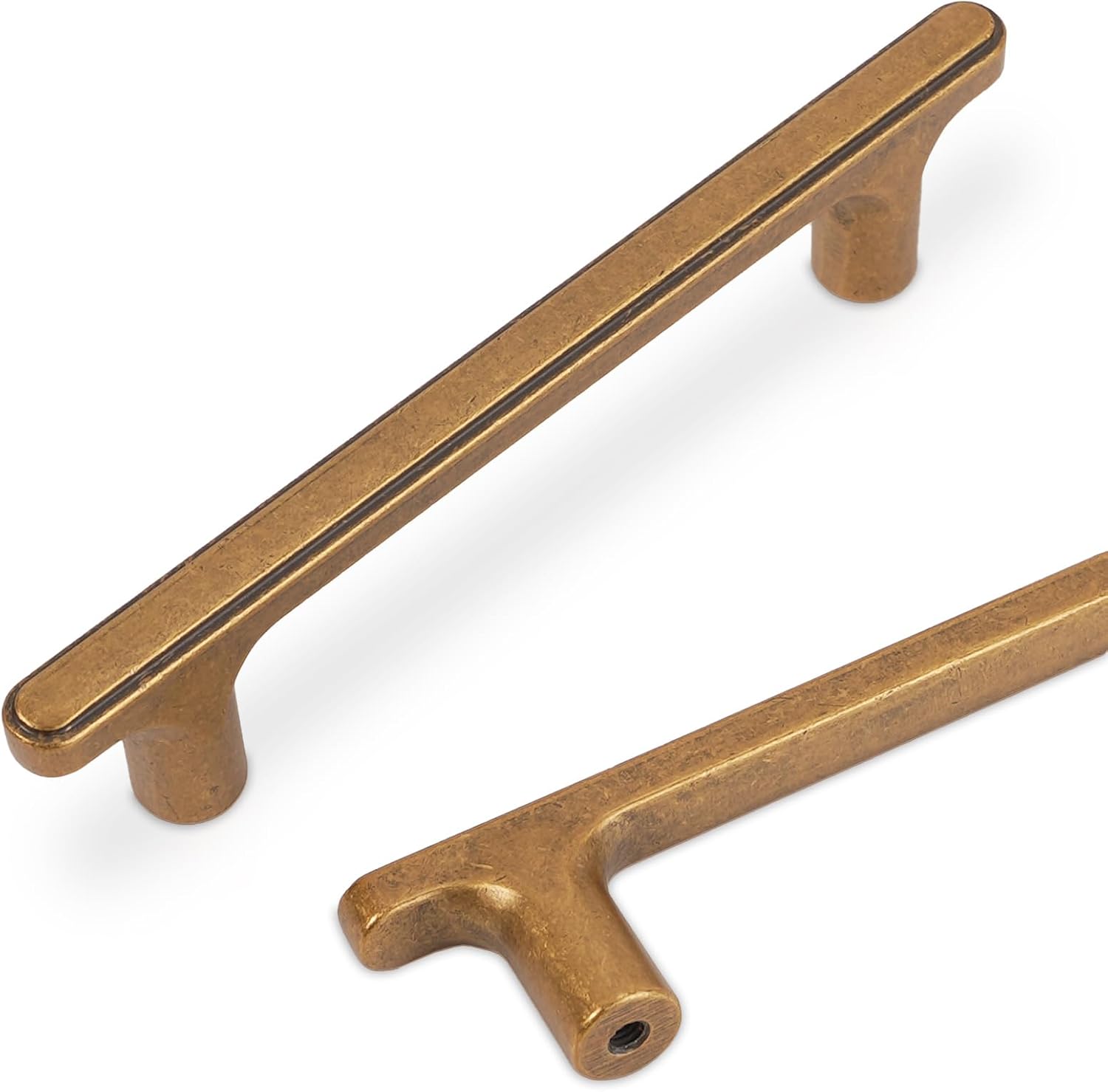 Antique Brass Kitchen Cabinet Handles by Cotykiley - 10 Pack
