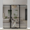 57 in Extra Tall Pet Gate for Cats and Dogs - Tall Safety Barrier