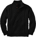 Makkrom Kids and Boys Mock Neck Pullover Sweater - Warm, Soft Knit fit