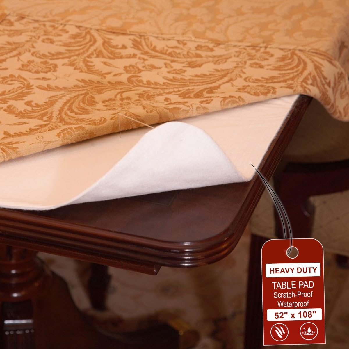 LAMINET Deluxe Heavy Duty Cushioned Table Pad for Protection