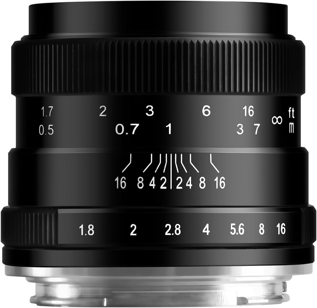 50mm F1.8 Manual Focus Prime Lens for Sony E Mount Cameras