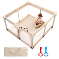Baby Playpen 50x50 in Small Play Yard for Babies and Toddlers - Safe