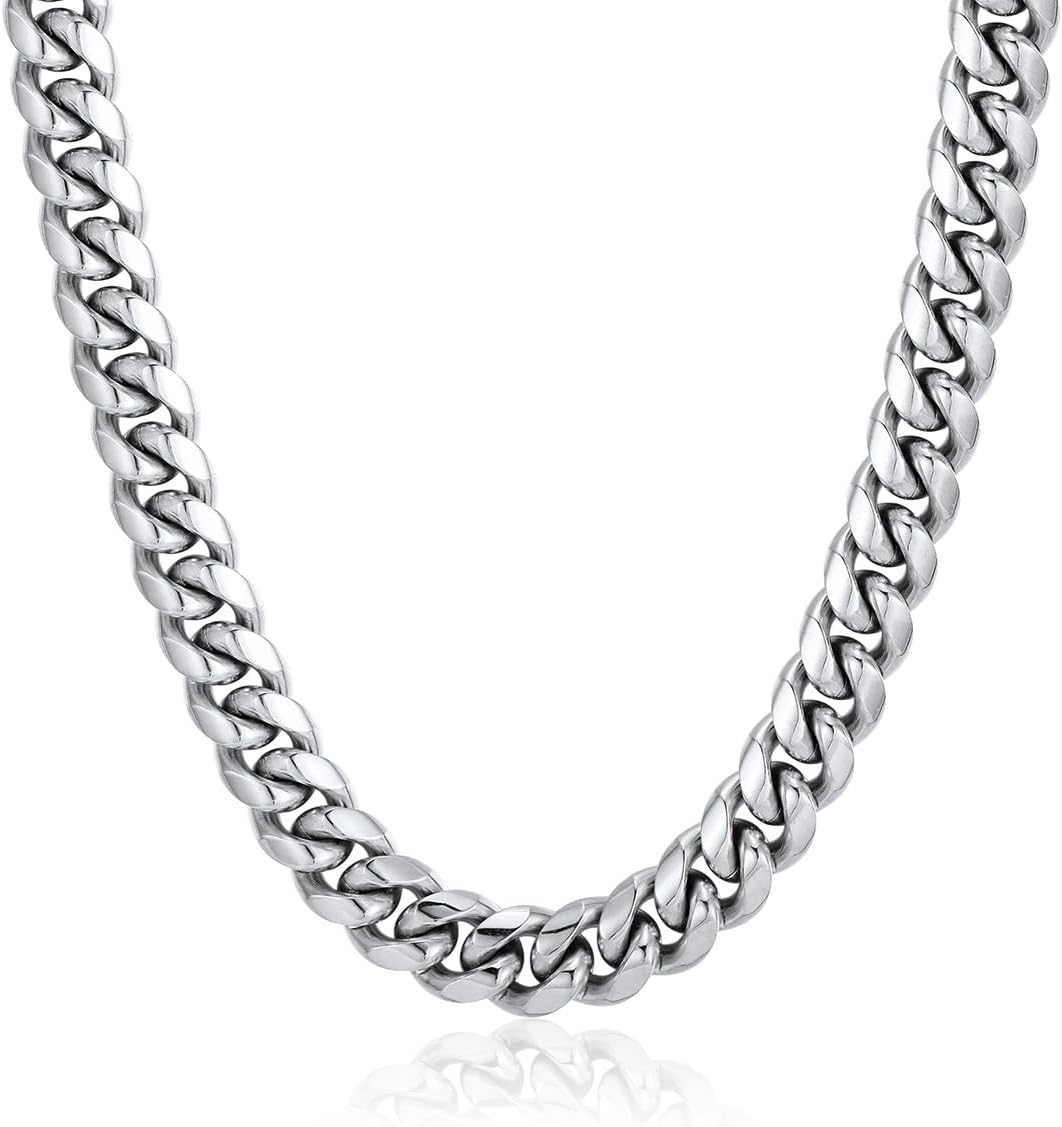 ChainsPro Chunky Miami Cuban Link Chains for Men - Stylish Jewelry