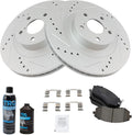 Front Brake Pad & Rotor Kit for 03-06 Subaru Models - Ceramic G-Coated