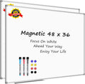 Lockways 48 x 36 in White Board 2 Pack - Clean, Classroom-Ready Boards