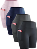 CADMUS Women's High Waist Spandex Yoga Shorts - Tummy Control