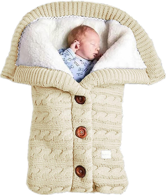 Cozy Insular Baby Sleep Sack - Beige