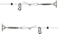 30ft Stainless Steel Hanging System for Sports Nets & Lights