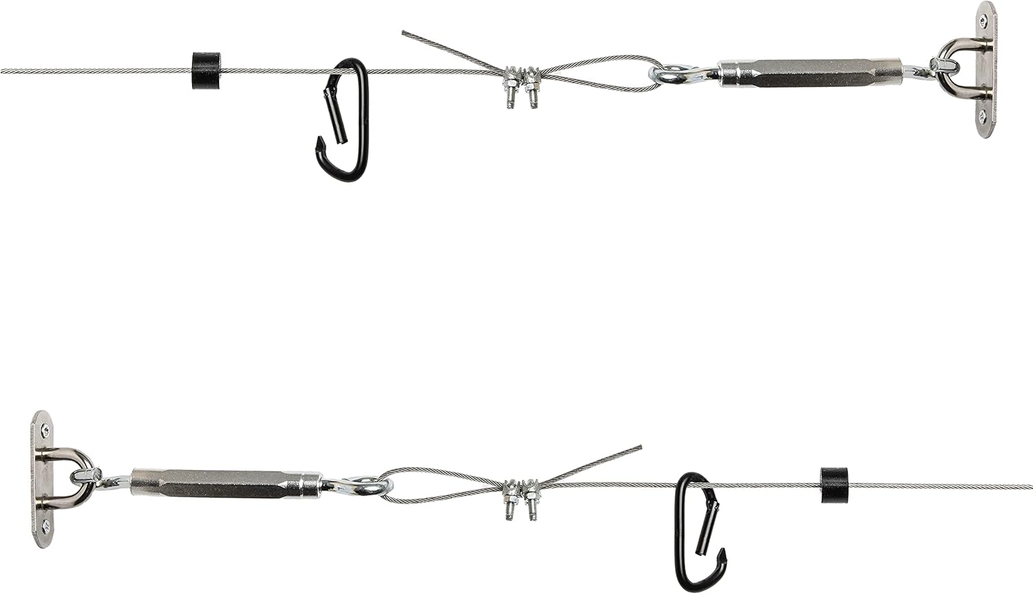 30ft Stainless Steel Hanging System for Sports Nets & Lights