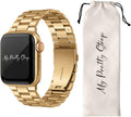 Compatible Apple Watch Band - Stainless Steel Adjustable Strap