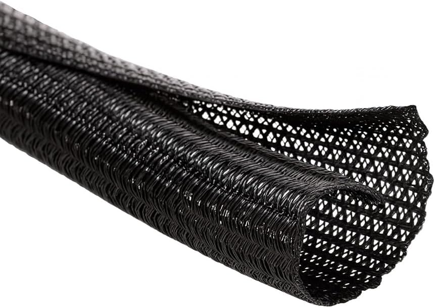 MGI SpeedWare Braided Split-Sleeve Wire Loom for High-Temperature Use