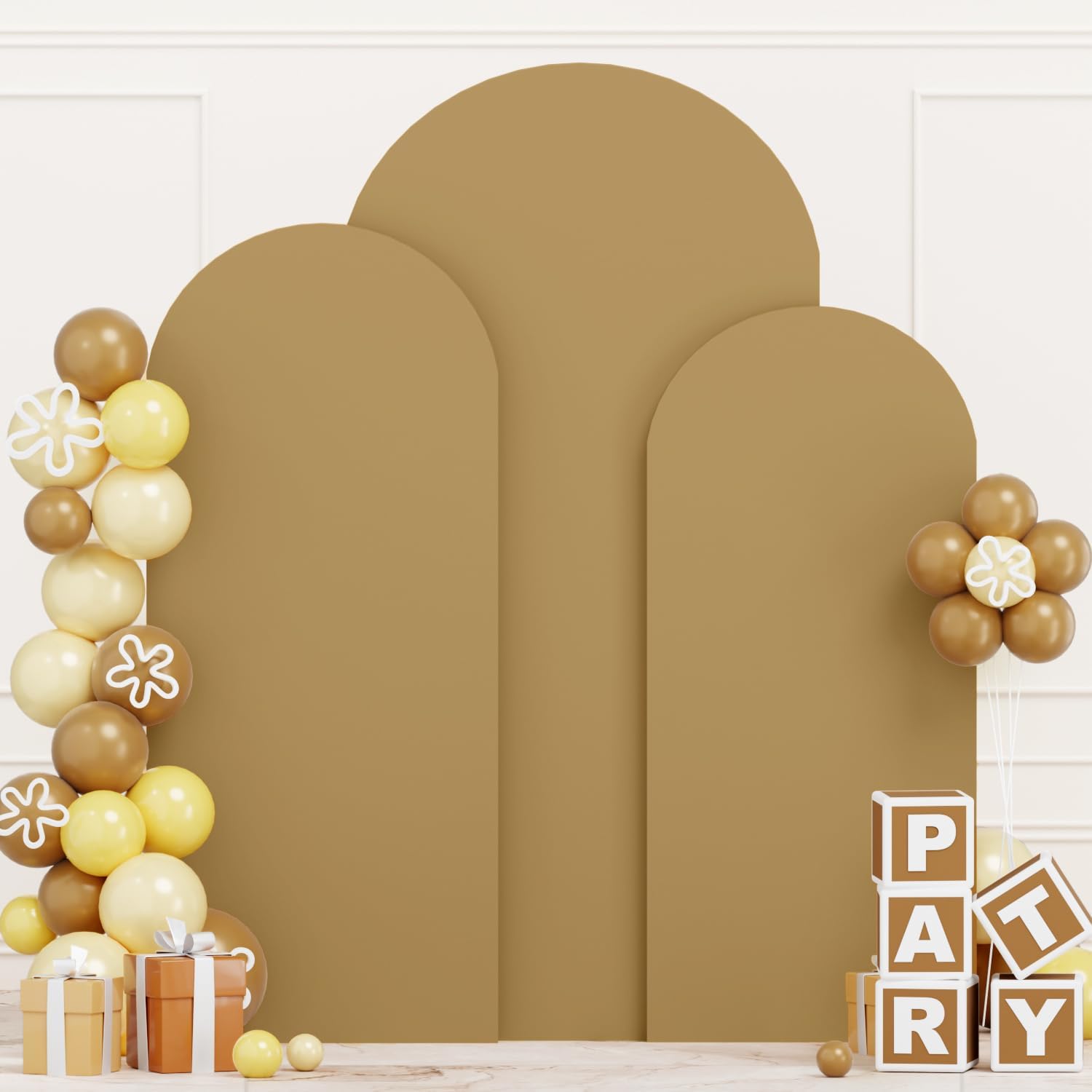Arch Backdrop Cover Set of 3 for Elegant Wedding Decor