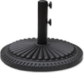 Helios&Hestia 31 lb Heavy Duty Round Plastic Built-in Cement Umbrella