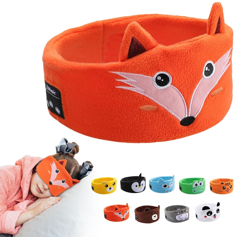 Fox Kids Wireless Headphones: Thin Speakers, Super Soft Headband!
