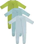 Unisex Baby Footies Pajamas Rayon From Bamboo Sleep 'N Play - Soft