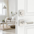 Brushed Satin Nickel 2 Pack Front Door Lock Set with Double Deadbolt
