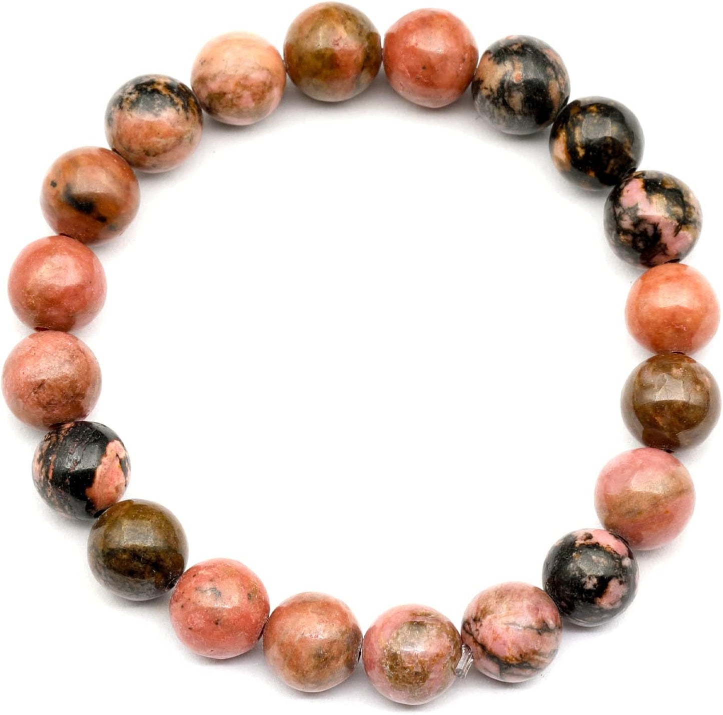 Natural Fluorite Beaded Stretchy Bracelet for Healing Energy