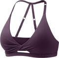 Sports Bras for Women Open Back Workout Bra - Adjustable Support Low
