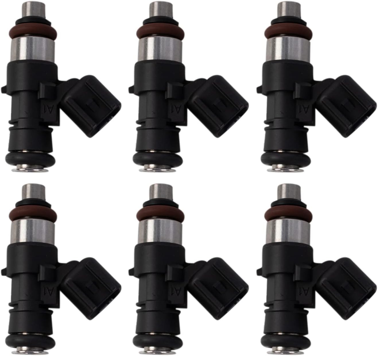 TRQ 6pc Engine Fuel Injector Set for Ford Lincoln Mazda V6 3.5L