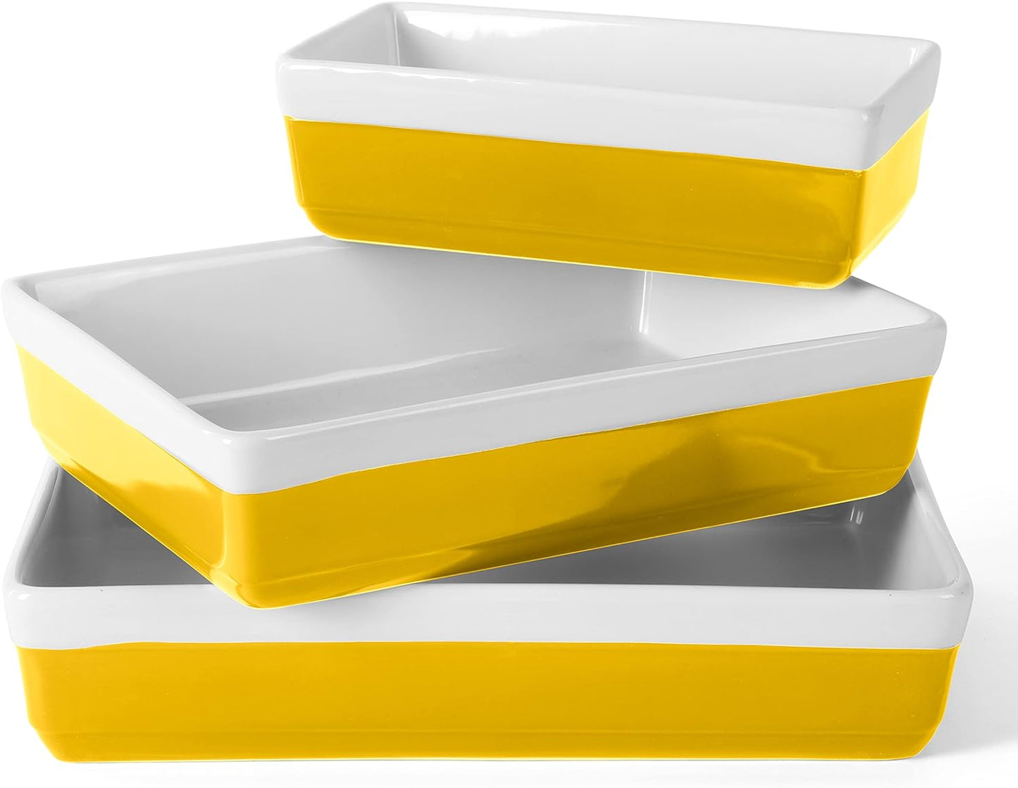 Martha Stewart 3 Piece Stoneware Bakeware Set for Every Kitchen